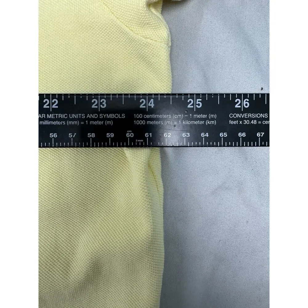 Polo Ralph Lauren Polo Shirt Yellow Pony Logo Men’s XL Cotton